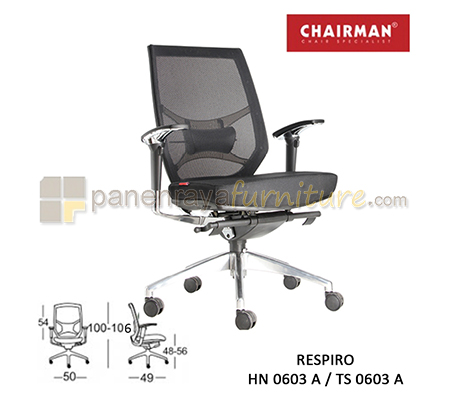 Panen Raya Kursi Kantor Chairman Respiro HN 0603 A / TS 0603 A