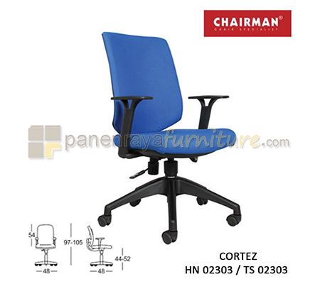 Panen Raya Furniture Kursi Kantor Chairman Cortez HN 02303 / TS 02303