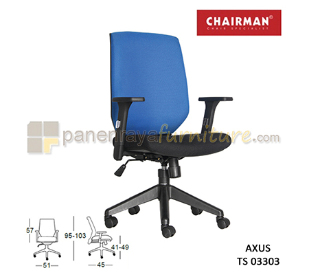Panen Raya Furniture Kursi Kantor Chairman Axus TS 03303