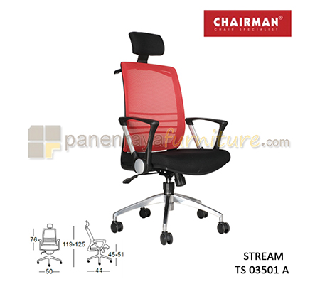 Panen Raya Kursi Kantor Chairman Stream TS 03501 A