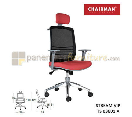 Panen Raya Kursi Kantor Chairman Stream VIP TS 03601 A