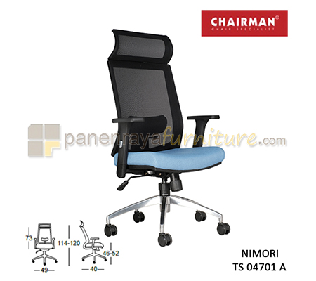 Panen Raya Furniture Kursi Kantor Chairman Nimori TS 04701 A
