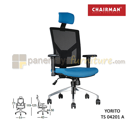 Panen Raya Kursi Kantor Chairman Yorito TS 04201 A