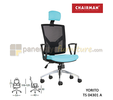 Panen Raya Kursi Kantor Chairman Yorito TS 04301 A