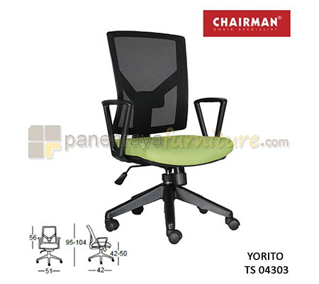 Panen Raya Furniture Kursi Kantor Chairman Yorito TS 04303