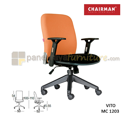 Panen Raya Furniture Kursi Kantor Chairman Vito MC 1203