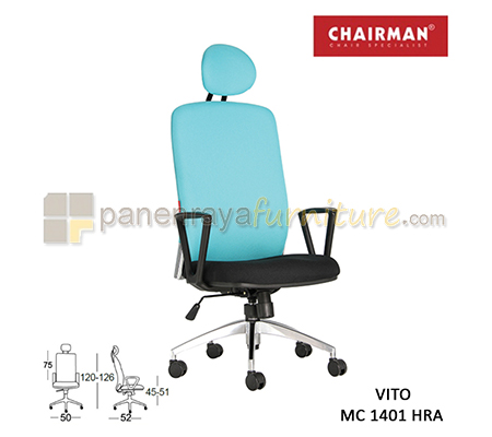 Panen Raya Furniture Kursi Kantor Chairman Vito MC 1401 HRA