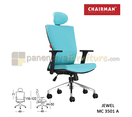 Panen Raya Furniture Kursi Kantor Chairman Jewel MC 3501 A