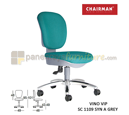 Panen Raya Furniture Kursi Kantor Chairman Vino VIP SC 1109 SYN A Grey