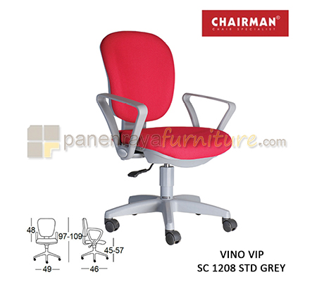 Panen Raya Furniture Kursi Kantor Chairman Vino VIP SC 1208 STD Grey