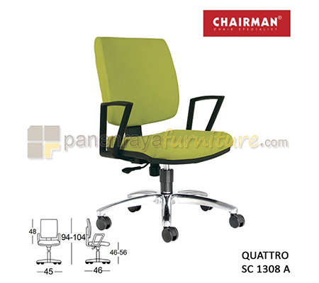 Panen Raya Furniture Kursi Kantor Chairman Quattro SC 1308 A