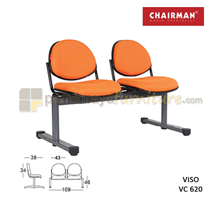 Panen Raya Kursi Tunggu 2 Seaters Chairman Viso VC 620