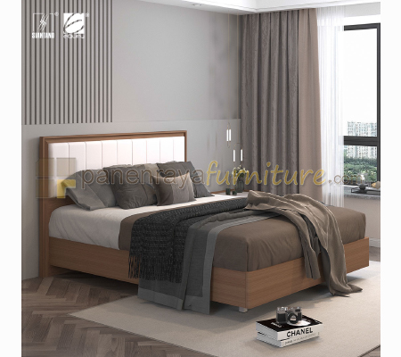 Panen Raya Ranjang Siantano Dante 160x200 Romanian Walnut