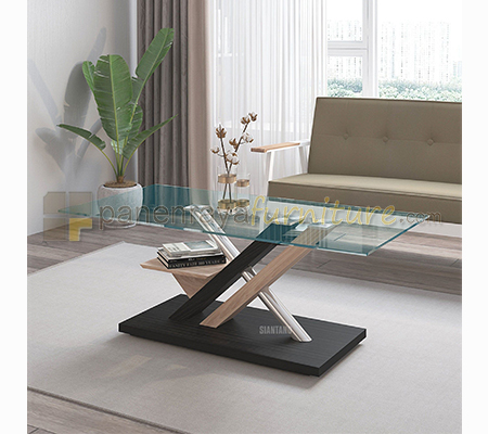 Panen Raya Meja Tamu Siantano CT 004 120x60x45 Walnut