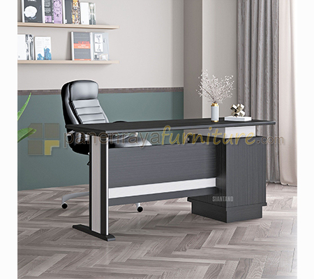 Panen Raya Furniture Meja Kantor Siantano OT 120 Walnut 120x60x75