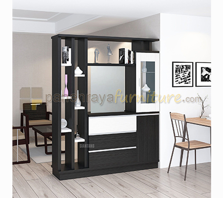 Panen Raya Furniture Devider Siantano DV 002 Walnut 160x40x200