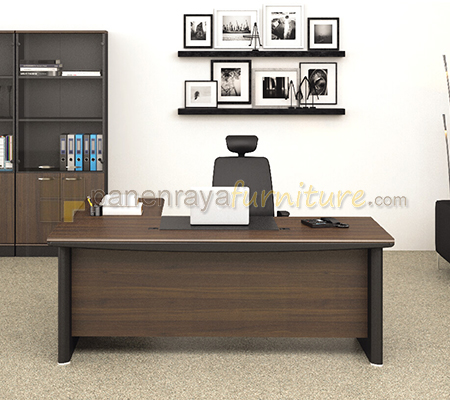 Panen Raya Meja Kantor HighPoint Classe ODC 10490 Jamaican Walnut 200x90x75