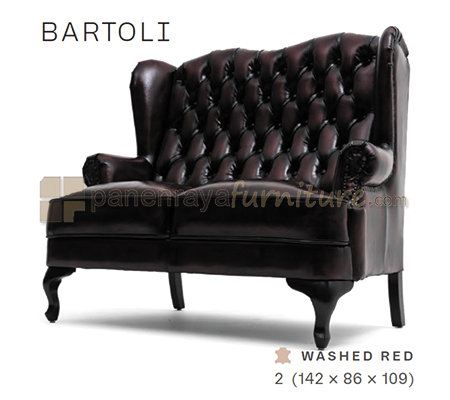 Panen Raya Furniture Sofa 2 Seater Morres Bartoli Wash