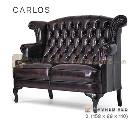 Panen Raya Sofa 2 Seater Morres Carlos Wash