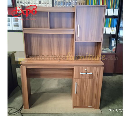 Panen Raya Furniture Meja Belajar Expo SD 5115 Teak Wood 120x40x156