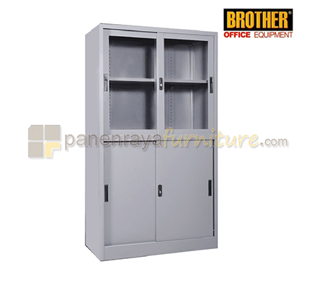 Panen Raya Lemari Arsip Besi Brother B 308  Grey 915x450x1830