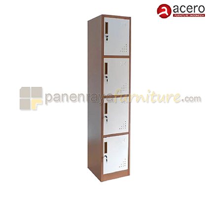Panen Raya Locker Besi Acero AC LS 104 Brown-Beige 38x45x185