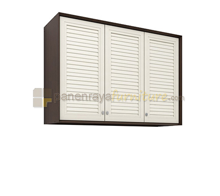 Panen Raya Rak Dapur Atas Graver KSA 2143 Colombia Walnut 118x35x80