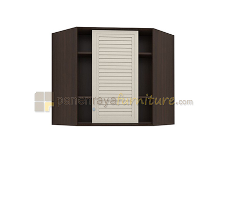 Panen Raya Rak Dapur Atas Graver KSA 2151 Colombia Walnut 77x77x80