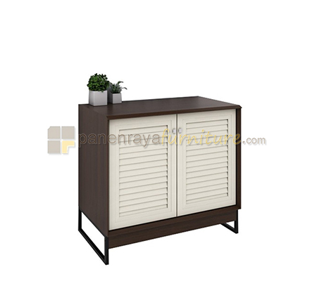 Panen Raya Furniture Rak Dapur Bawah Graver KSB 2142 Colombia Walnut 80x47x76