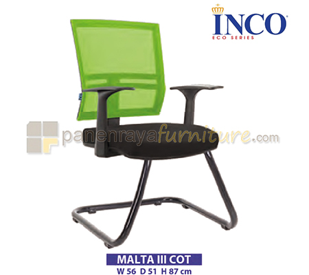 Panen Raya Kursi Kantor Indachi Inco Malta III COT (Black)