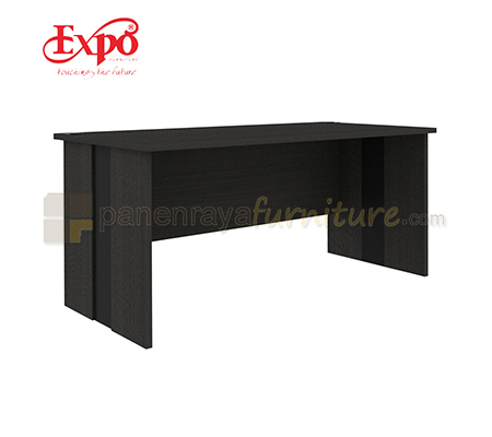 Panen Raya Furniture Meja Kantor Expo MD 1675 Dark Oak 160x75x75