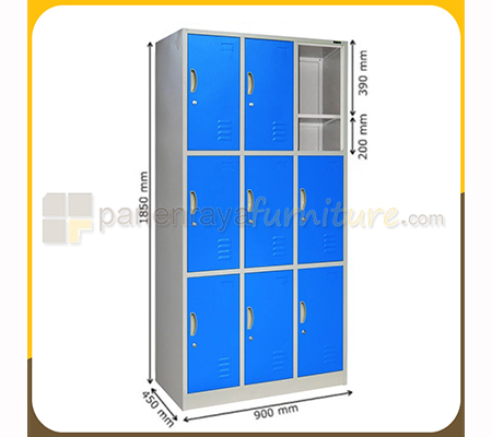Panen Raya Locker Besi Kozure KL 9 Blue 900x450x1850