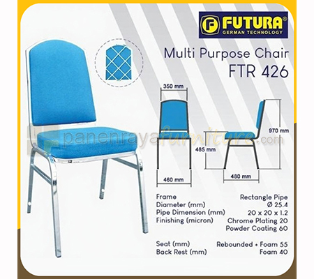 Panen Raya Kursi Susun Futura FTR 426 Chrome