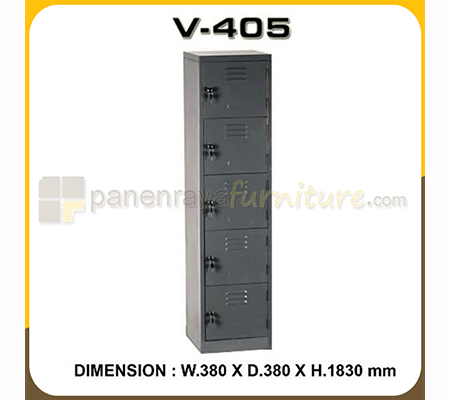 Panen Raya Locker Besi VIP V 405 Grey 38x38x183