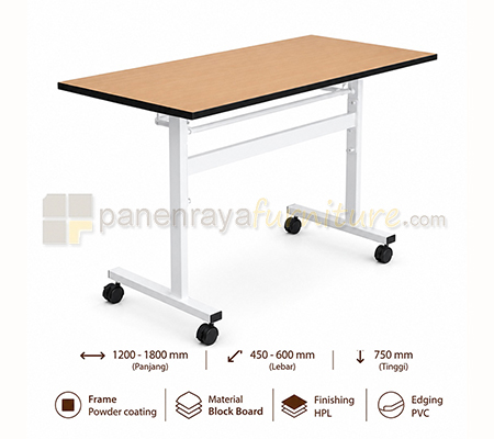 Panen Raya Furniture Meja Lipat Polaris FTM-I-1245 / FTM-I-1260 / FTM-I-1545 / FTM-I-1560 / FTM-I-1845 / FTM-I-1860 
