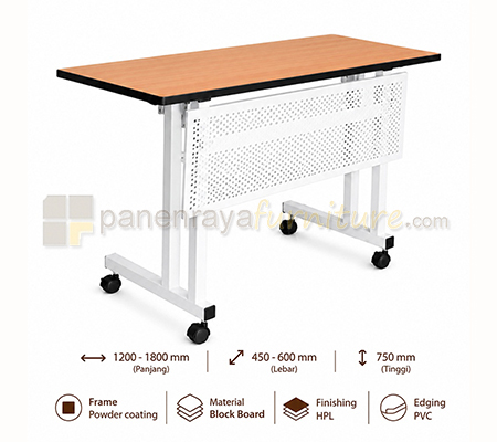Panen Raya Furniture Meja Lipat Polaris FTM-II-1245-SM / FTM-II-1260-SM / FTM-II-1545-SM / FTM-II-1560-SM / FTM-II-1845-S