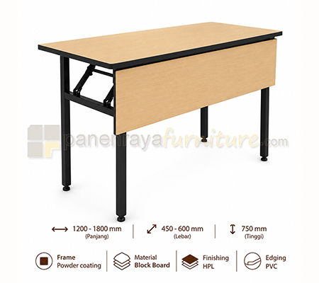 Panen Raya Meja Lipat Polaris FTC-1245-BM / FTC-1260-BM / FTC-1545-BM / FTC-1560-BM / FTC-1845-BM / FTC-1860-BM