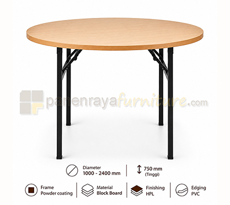 Panen Raya Meja Lipat Polaris FTC-1000 / FTC-1200 / FTC-1500 / FTC-1800 / FTC-2000 / FTC-2400