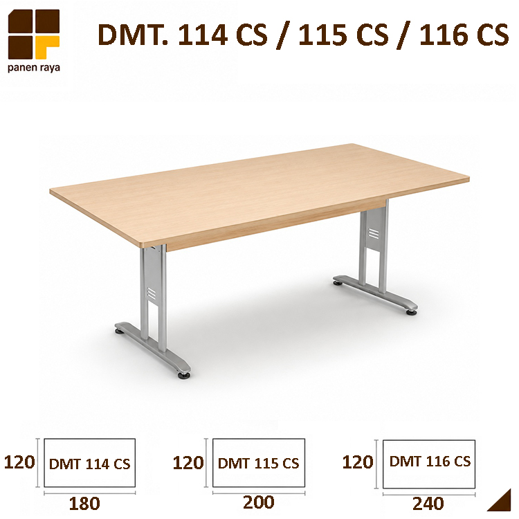 Panen Raya Furniture Meja Meeting Persegi Indachi Casa DMT 114 CS / DMT 115 CS / DMT 116 CS Maple