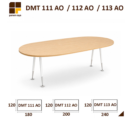 Panen Raya Furniture Meja Meeting Oval Indachi A One DMT 111 AO / DMT 112 AO DMT 111 AO Maple