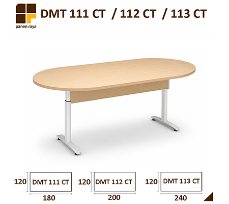 Panen Raya Furniture Meja Meeting Oval Indachi Costo DMT 111 CT / DMT 112 CT / DMT 113 CT  Maple