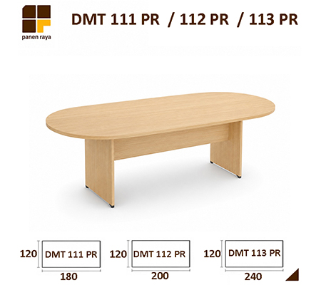 Panen Raya Furniture Meja Meeting Oval Indachi Priority DMT 111 PR / DMT 112 PR / DMT 113 PR Maple