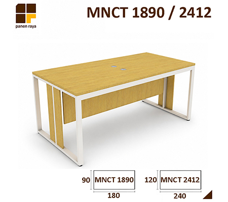 Panen Raya Furniture Meja Meeting Persegi QBIC NMCT 1890 / NMCT 2412 Maple