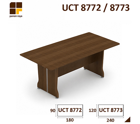 Panen Raya Furniture Meja Meeting Persegi UNO UCT 8772 / UCT 8773 Walnut