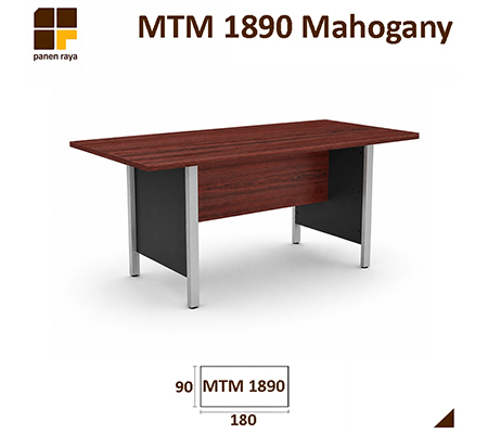 Panen Raya Furniture Meja Meeting Persegi Expo MTM 1890 Mahogani 180x90x75