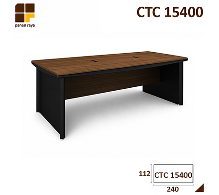 Panen Raya Furniture Meja Meeting Persegi HighPoint Classe CTC 15400 Jamaican Walnut 240x112x75