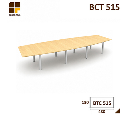 Panen Raya Furniture Meja Meeting Persegi Modera BCT 515 Maple 480x180x75