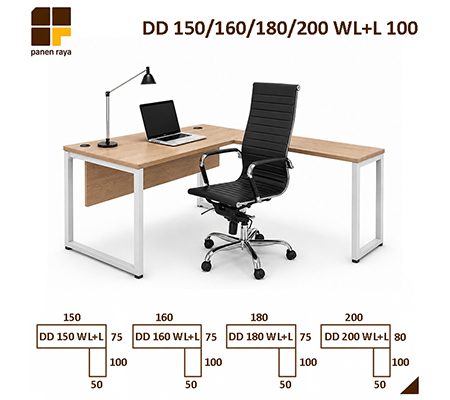 Panen Raya Meja Kantor Indachi Wilson DD 150 WL-L / DD 160 WL-L / DD 180 WL- L / DD 200 WL-L