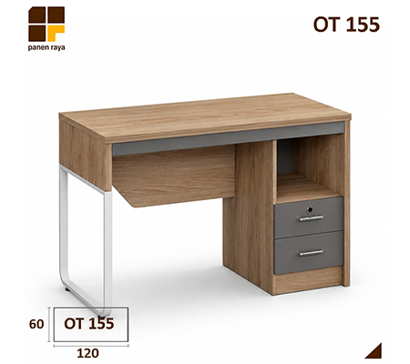 Panen Raya Furniture Meja Kantor Siantano OT 155 120x60x75 Natural