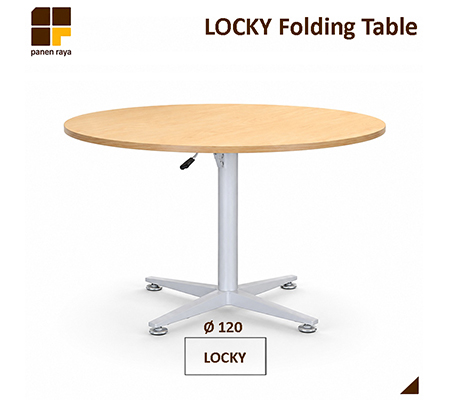 Panen Raya Furniture Meja Lipat Indachi Locky D120x75
